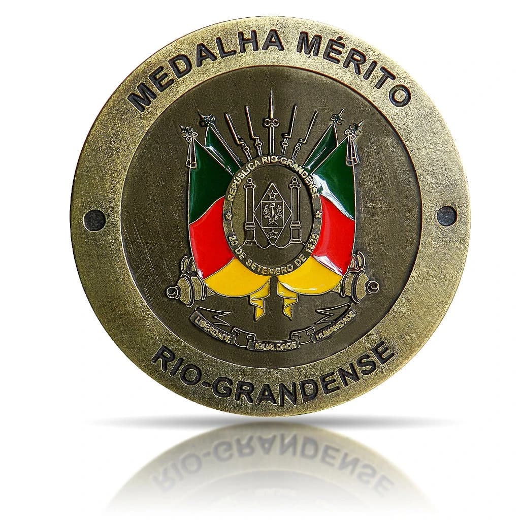 MEDALHA MÉRITO _ RIO - GRANDENSE — imagem 1